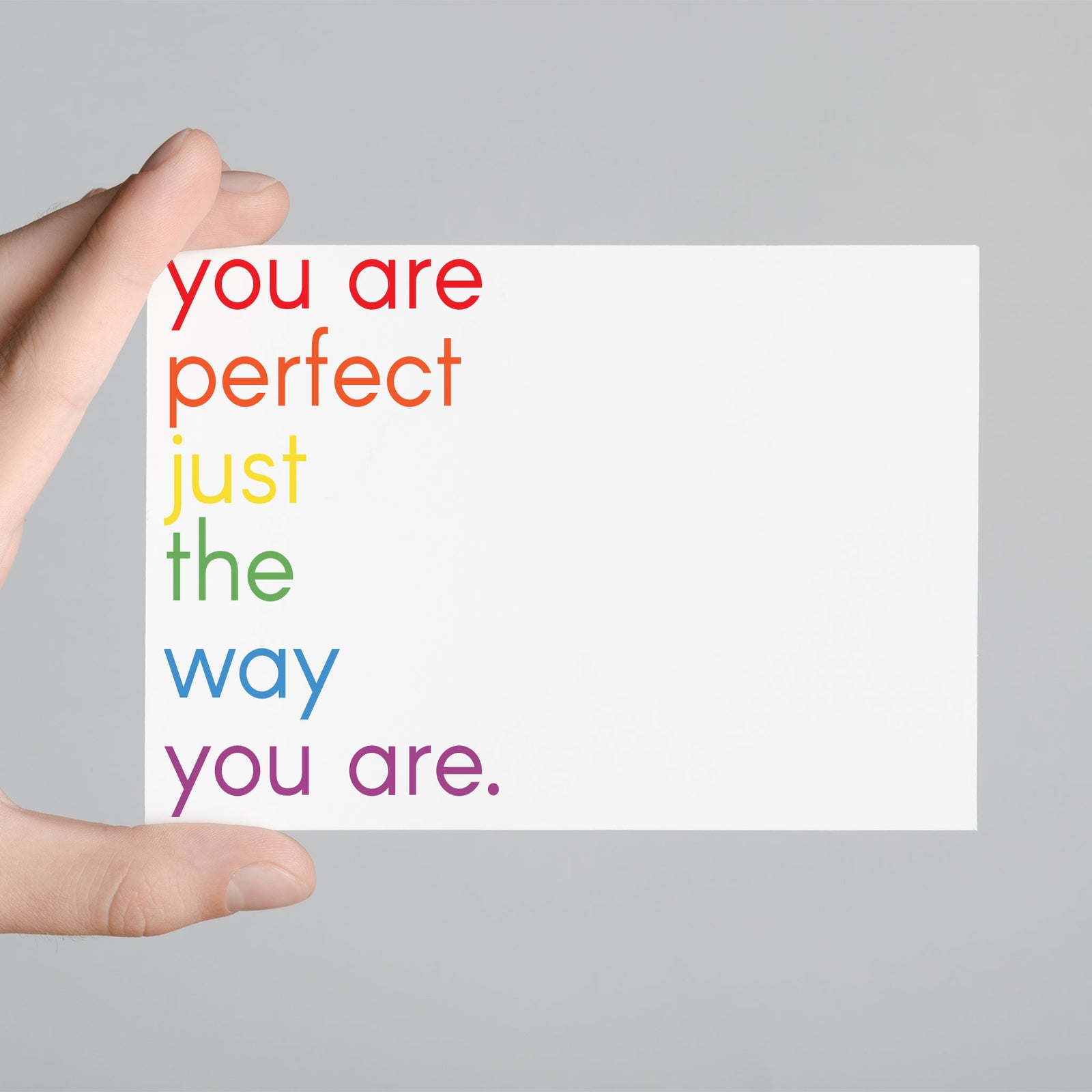 Perfect Just The Way You Are Rainbow Gay Pride Postcards Lgbt 32 Pack Ritzy Rose